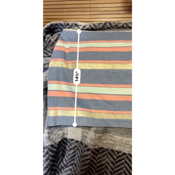 Gap Striped Mini Skirt - Size 6 - Picture 5 of 6